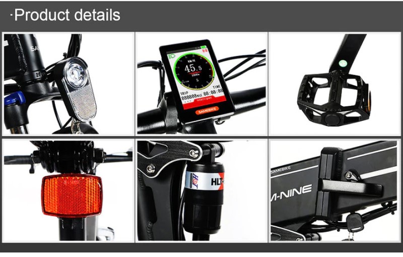 SAMEBIKE elektrické kolo LO26-II - 500W 2